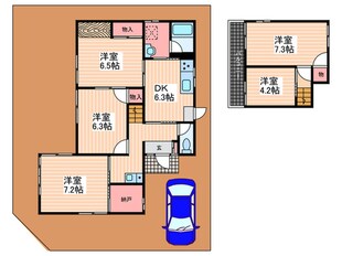 永原戸建１０－１３４の物件間取画像